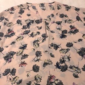 Maurices Rose Pink Floral Top Plus Size 2